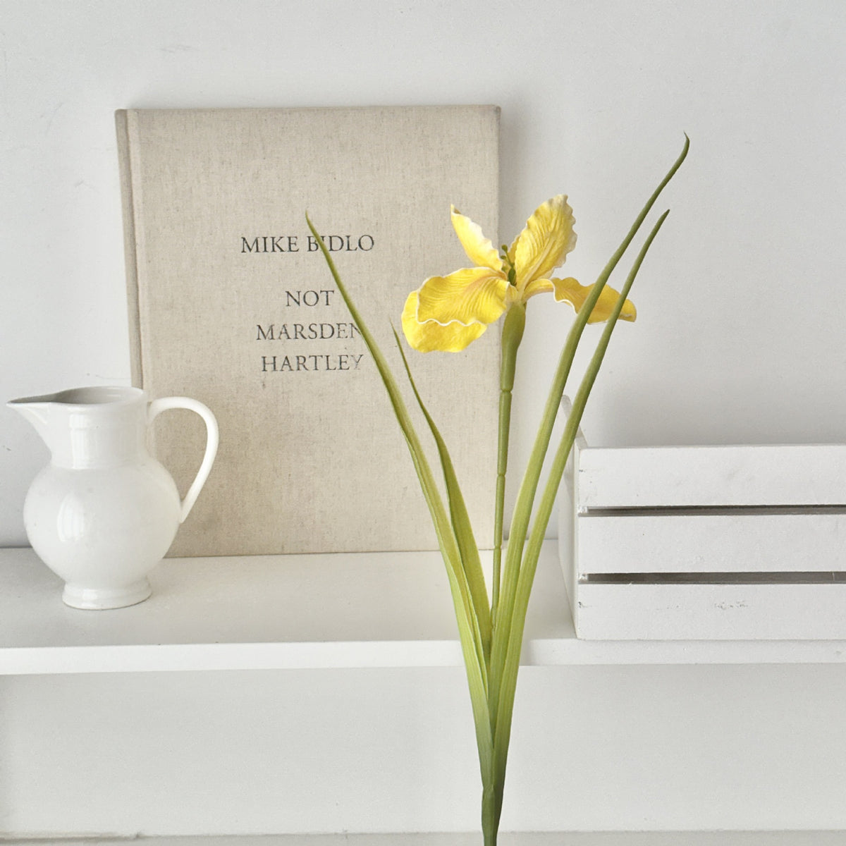 Elegant Faux Iris Floral Arrangement