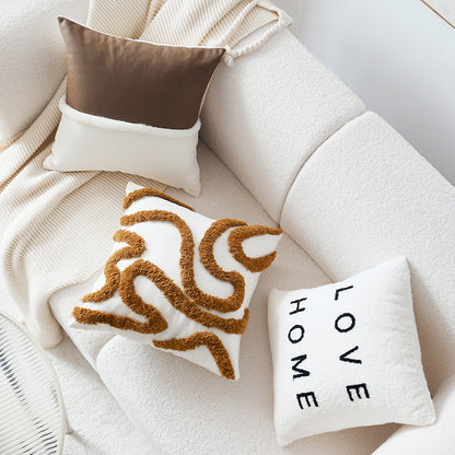 Abstract Textured Decorative Pillow
