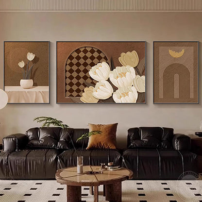 Artistic Three-Piece Framed Wall Art Set Homeandso