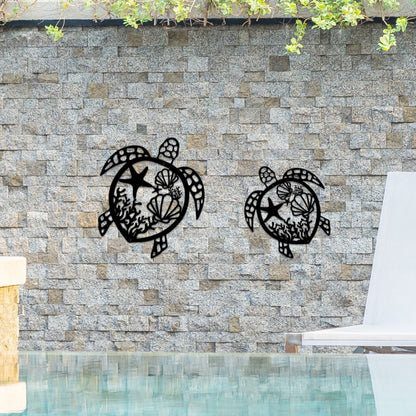 Detailed Sea Life Wall Decoration Homeandso