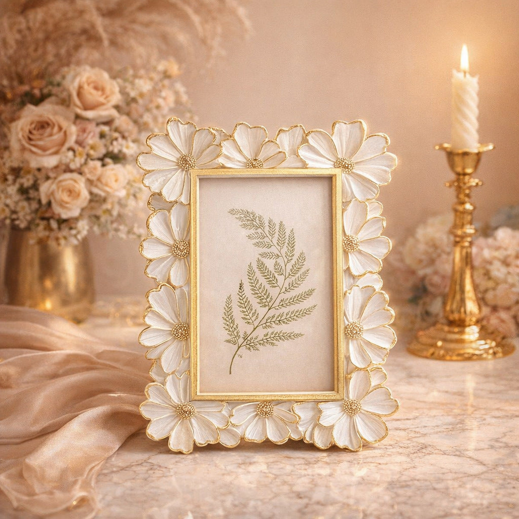 Decorative Floral Picture Frame Homeandso