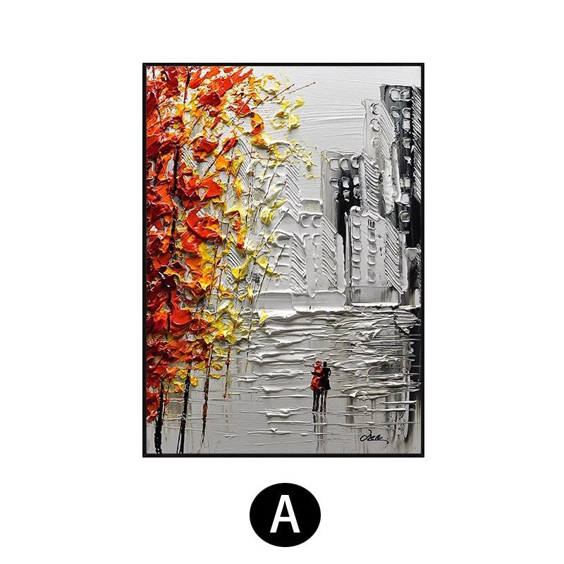 Urban Impressionist Cityscape Canvas Art Homeandso