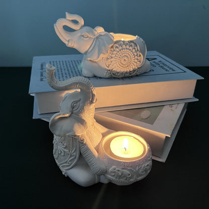 Elephant-Themed Decorative Phone Stand Homeandso