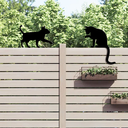 Cat-Themed Wall Sculpture Homeandso