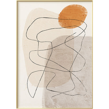 Abstract Framed Line Art Homeandso