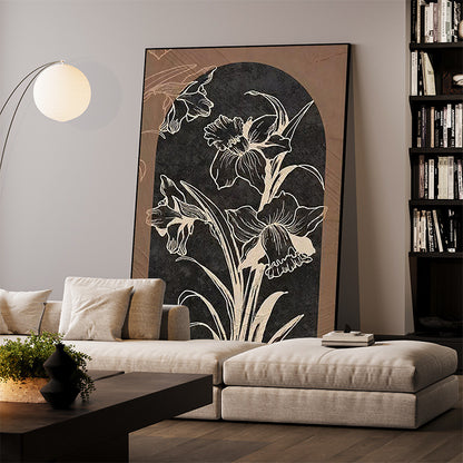 Framed Floral Patterned Wall Art Homeandso