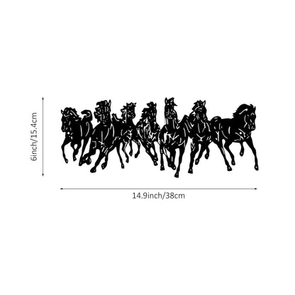 Decorative Galloping Horse Silhouette Wall Art Homeandso