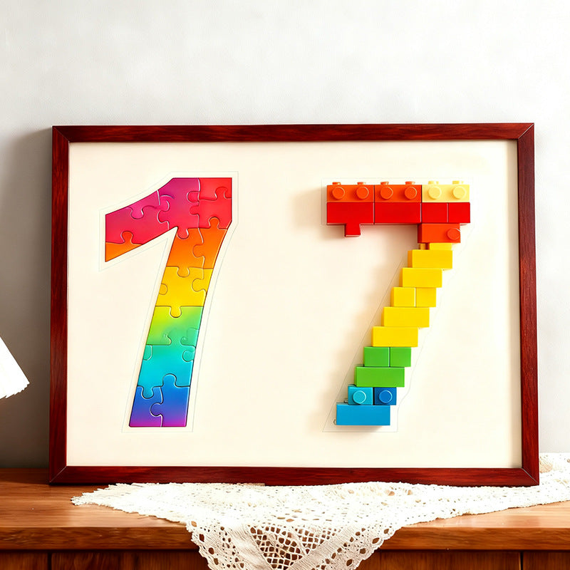 Creative Number Art Frame