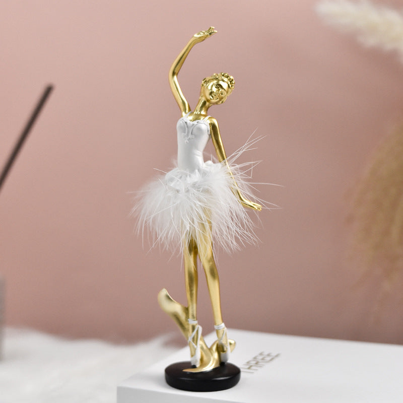 Elegant Ballerina Figurine Homeandso