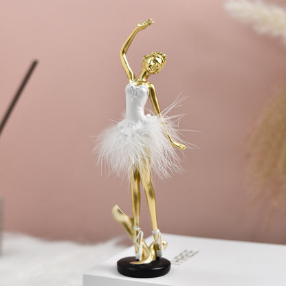 Elegant Ballerina Figurine Homeandso