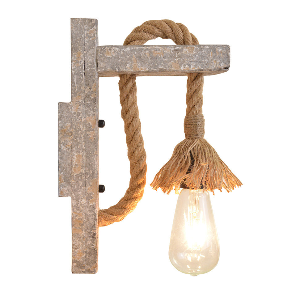 Rustic Wall Mounted Rope Light