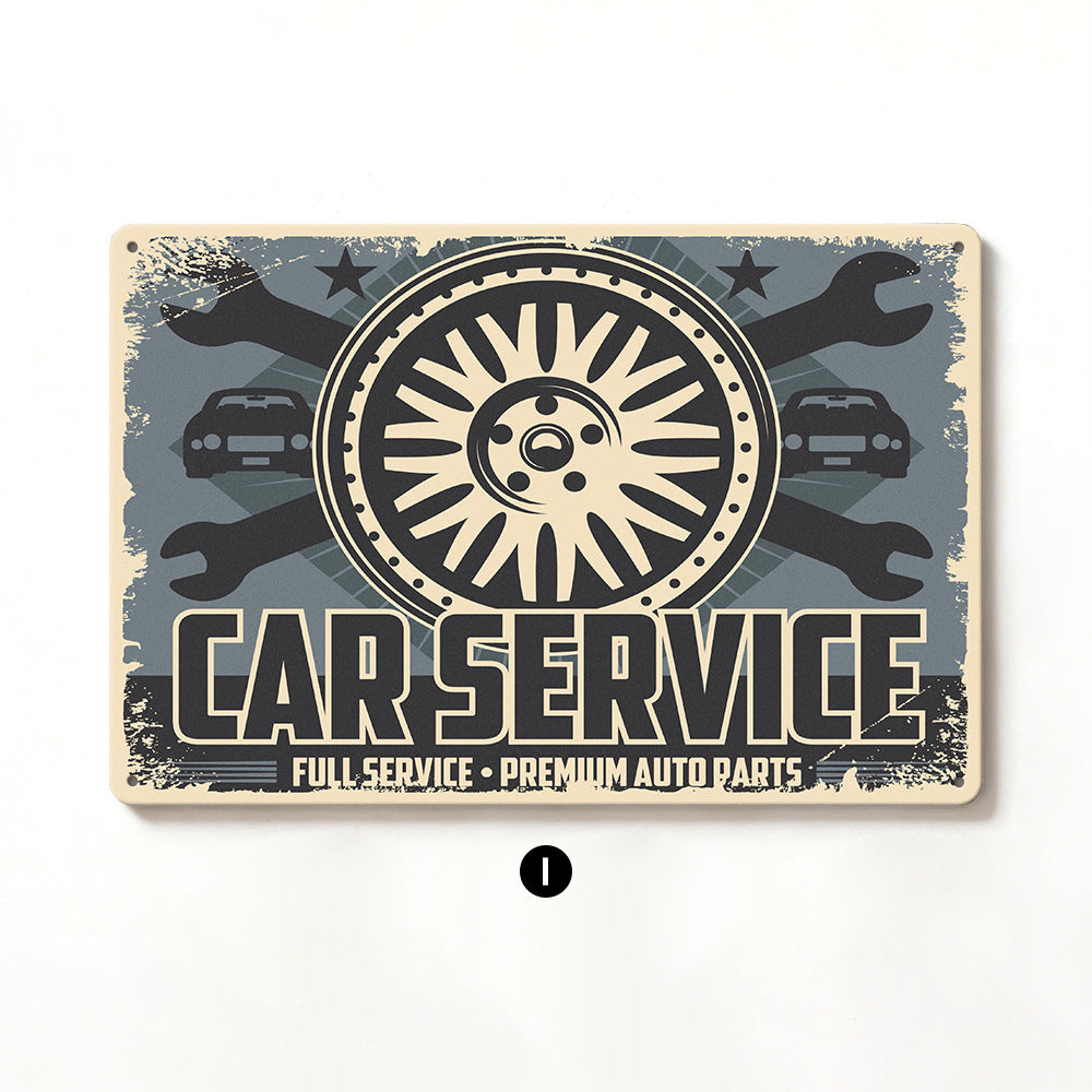 Retro Tire Service Wall Art Homeandso