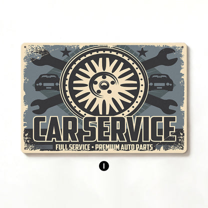 Retro Tire Service Wall Art Homeandso