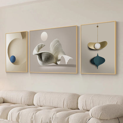 Abstract Geometric Wall Art Set Homeandso