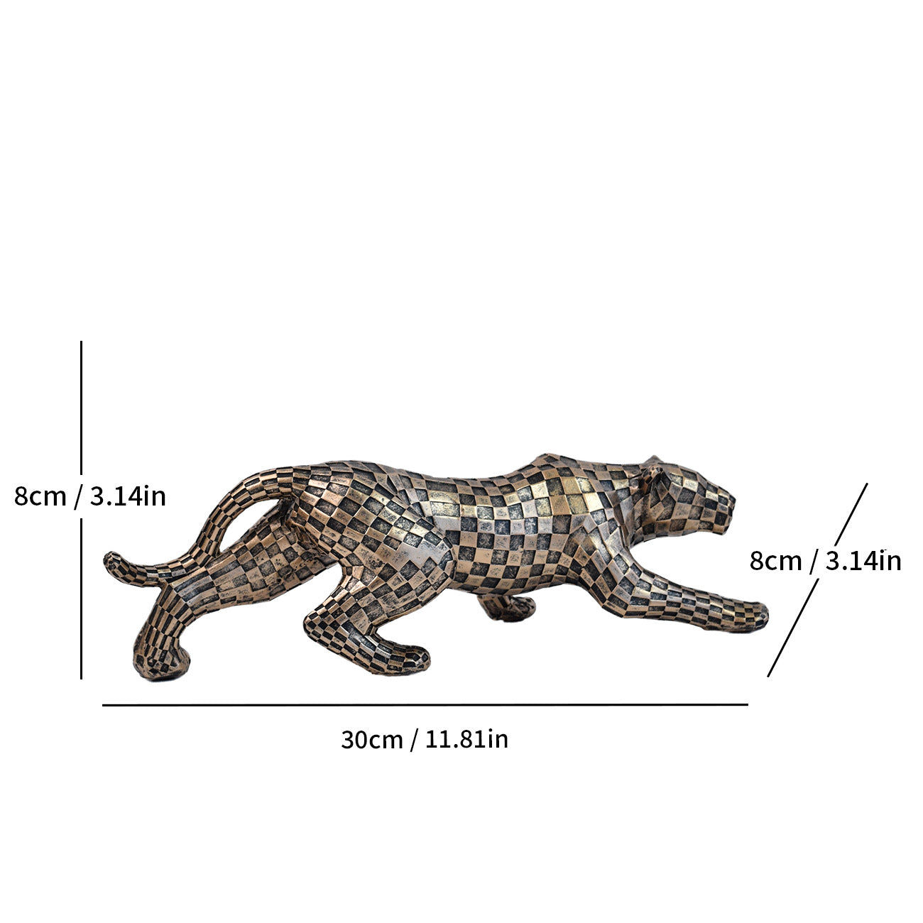 Mosaic French Bulldog Figurine Homeandso