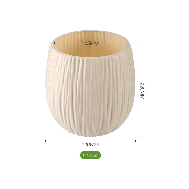 Textured Modern Ceramic Garden Planter Homeandso
