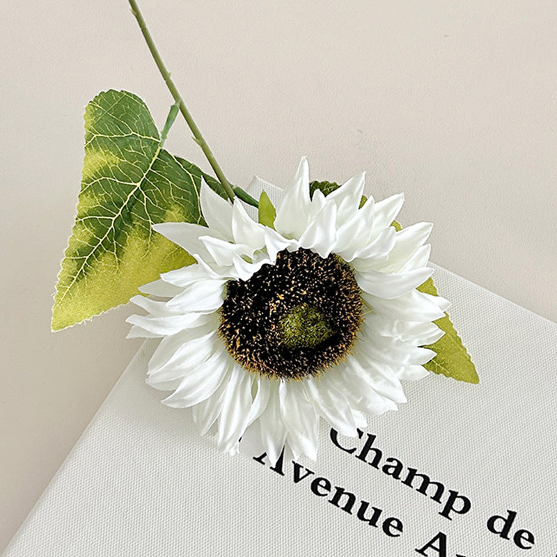 Realistic Sunflower Floral Stem for Home Decor