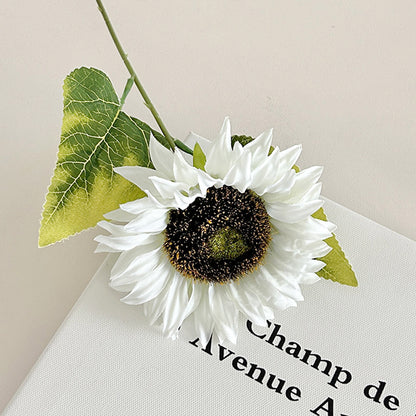 Realistic Sunflower Floral Stem for Home Decor