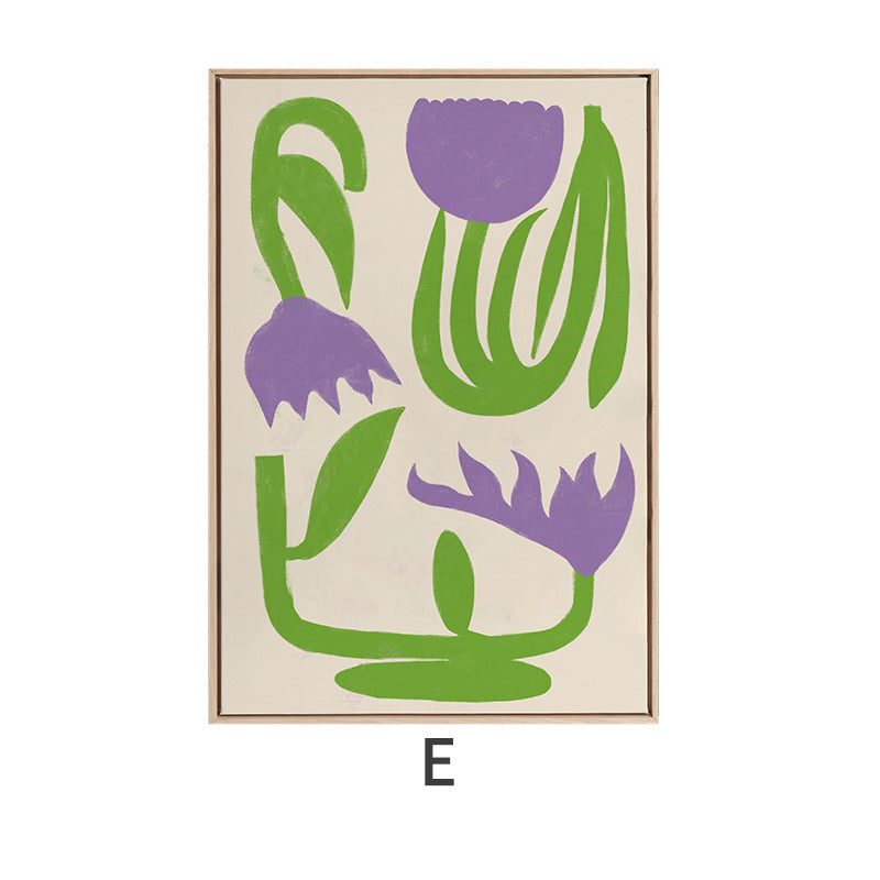 Chic Modern Floral Wall Art Homeandso