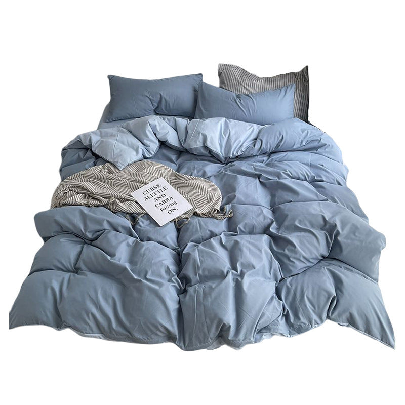 Luxurious Reversible Duvet Cover Set Homeandso