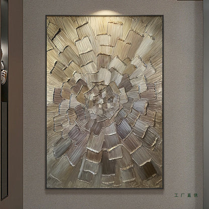 Textured Abstract Floral Canvas Art Homeandso