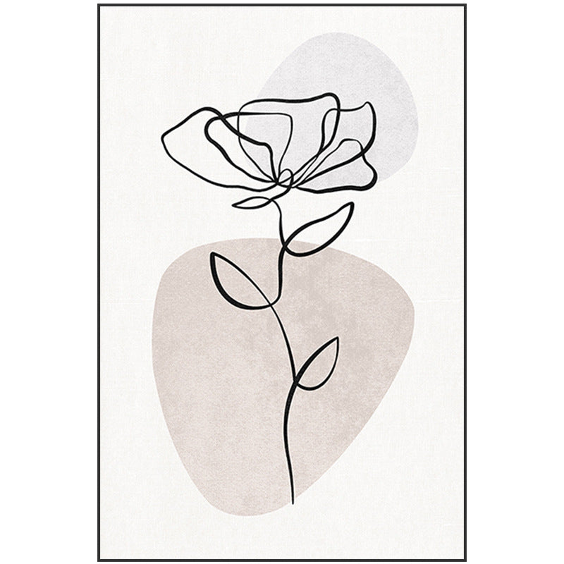 Elegant Line Drawing Floral Wall Art Homeandso