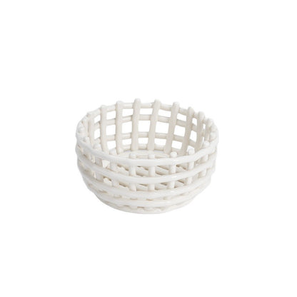 Decorative Woven Storage Bowl Homeandso