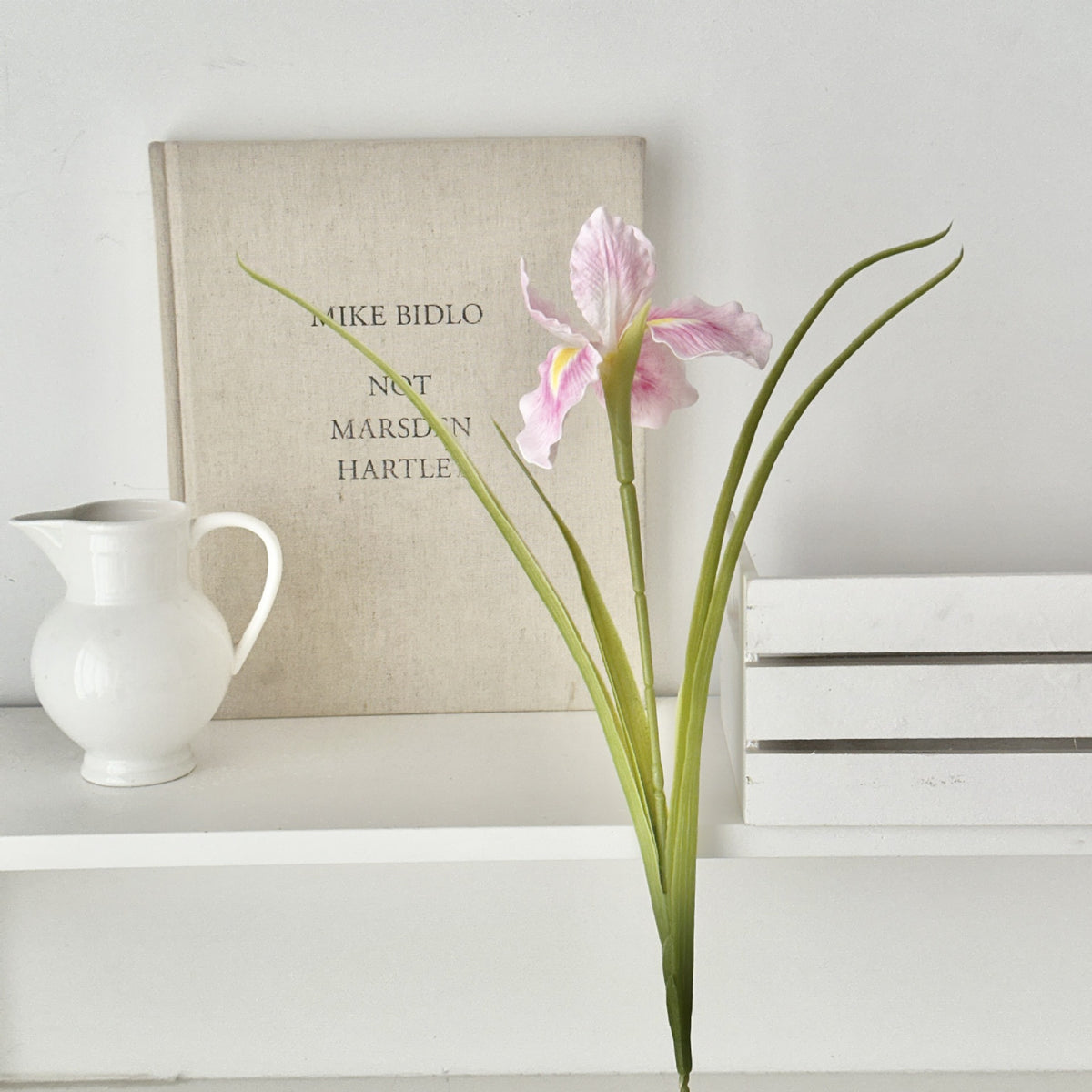 Elegant Faux Iris Floral Arrangement