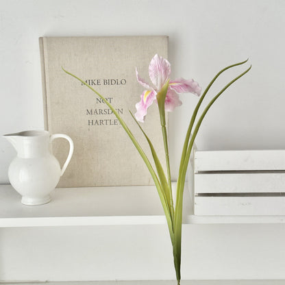 Elegant Faux Iris Floral Arrangement
