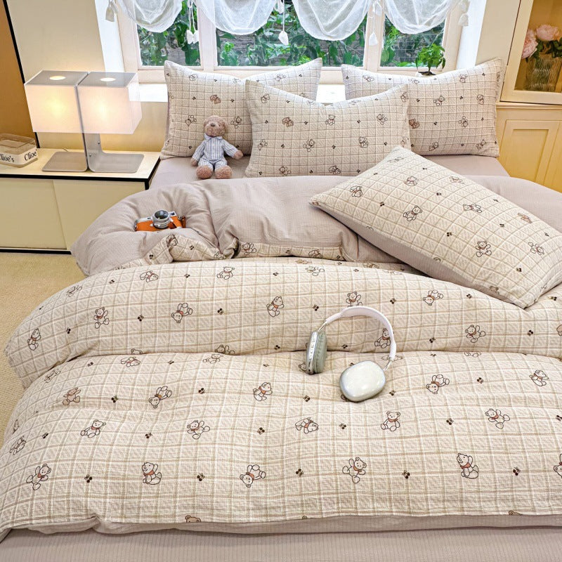 Playful Cartoon-Themed Bedspread Set Homeandso
