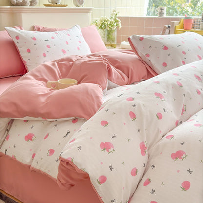 Soft Cotton Cartoon Bedding Set