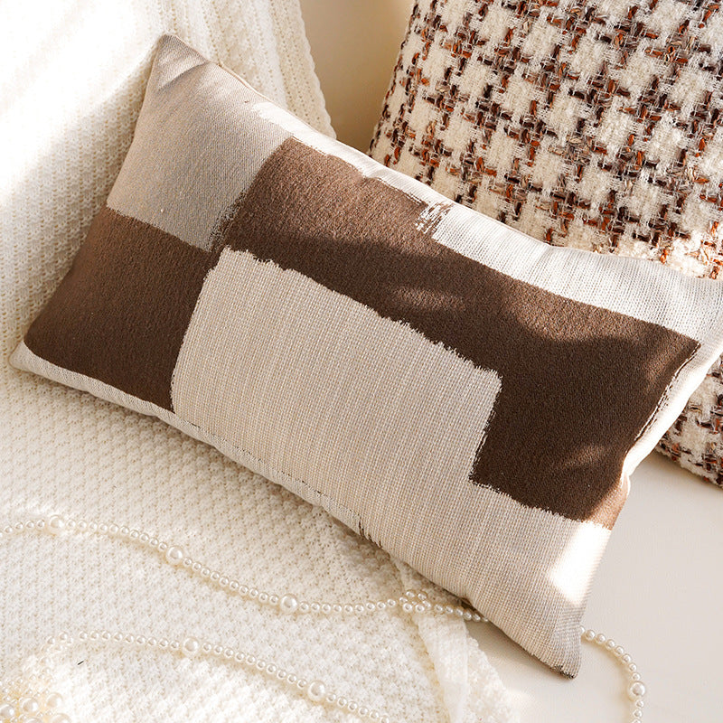Cozy Textured Decorative Lumbar Pillow