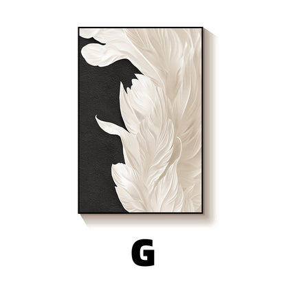 Elegant Floral Textured Wall Art Homeandso