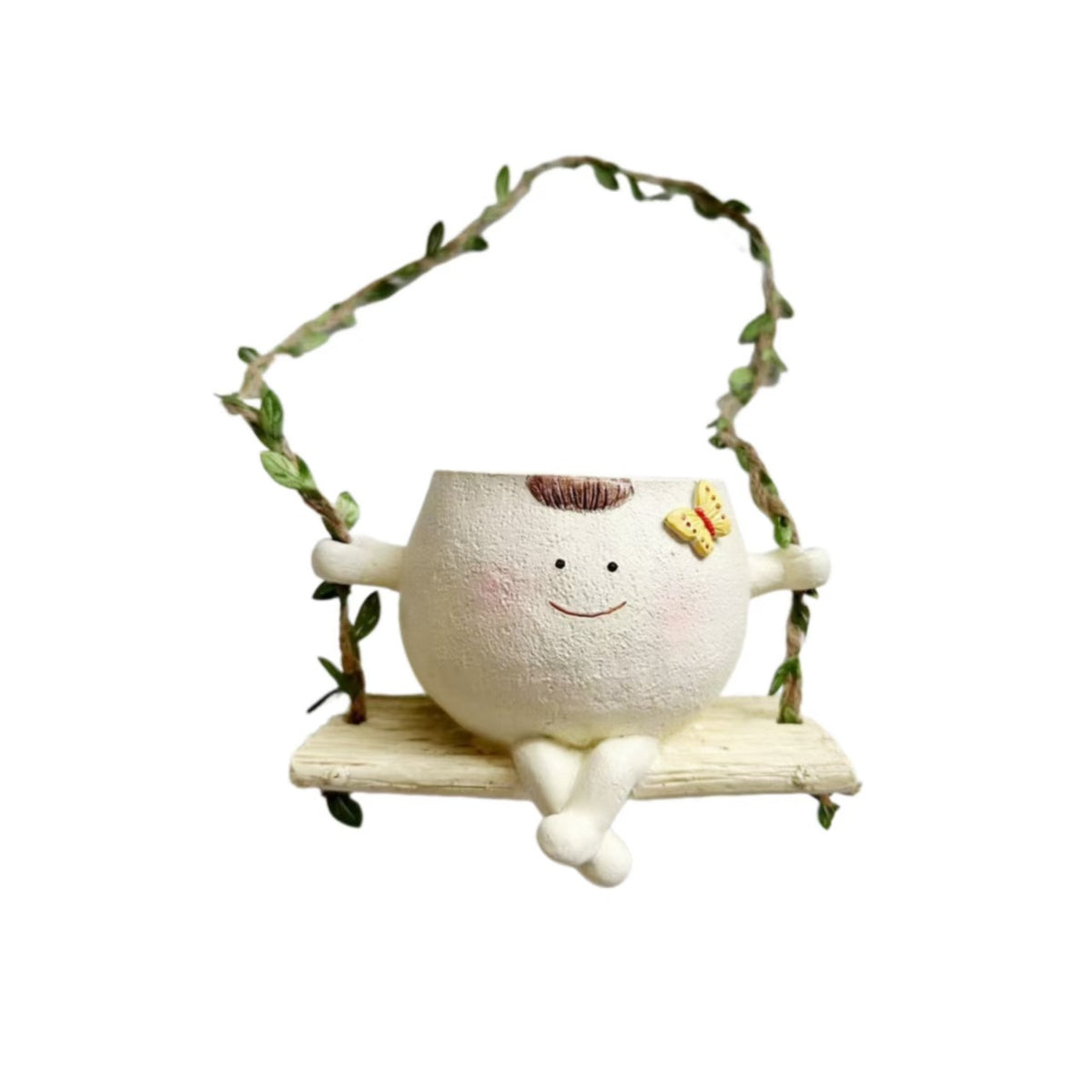 Playful Swinging Planter Holder Homeandso