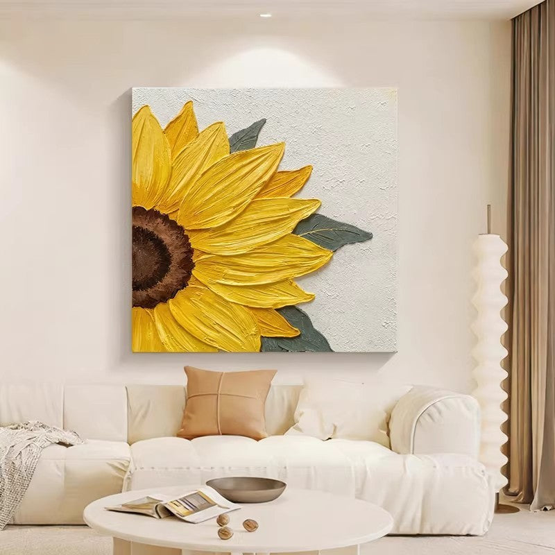 Artistic Sunflower Wall Canvas Homeandso