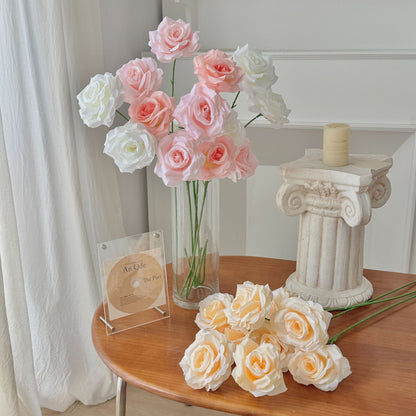 Luxurious Faux Rose Floral Stem