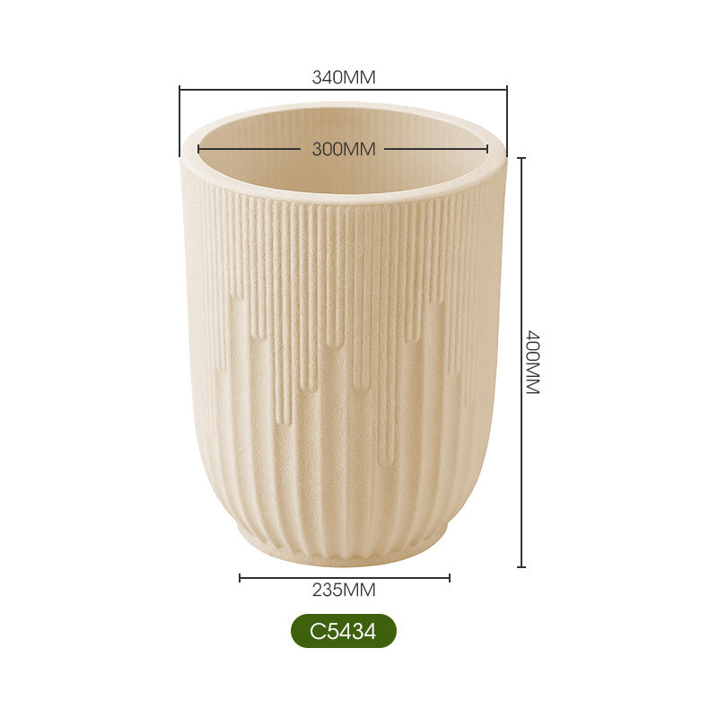 Ribbed Ceramic Planter Homeandso