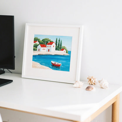 Coastal Scene Artwork Frame