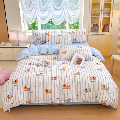 Fun-Filled Cartoon-Themed Duvet Set