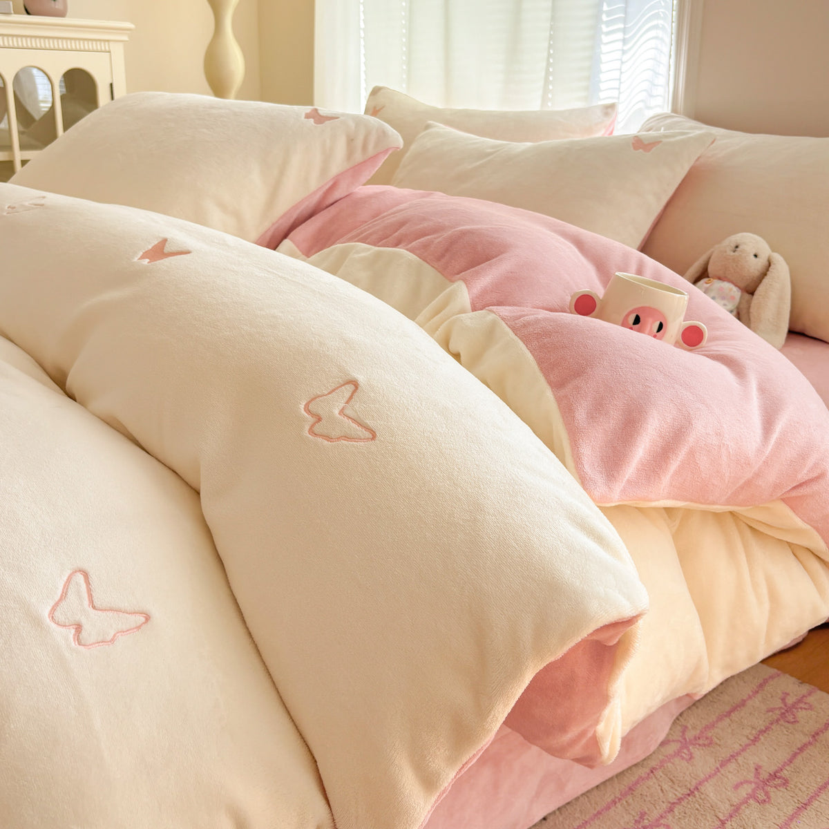 Luxurious Plush Duvet Set Homeandso