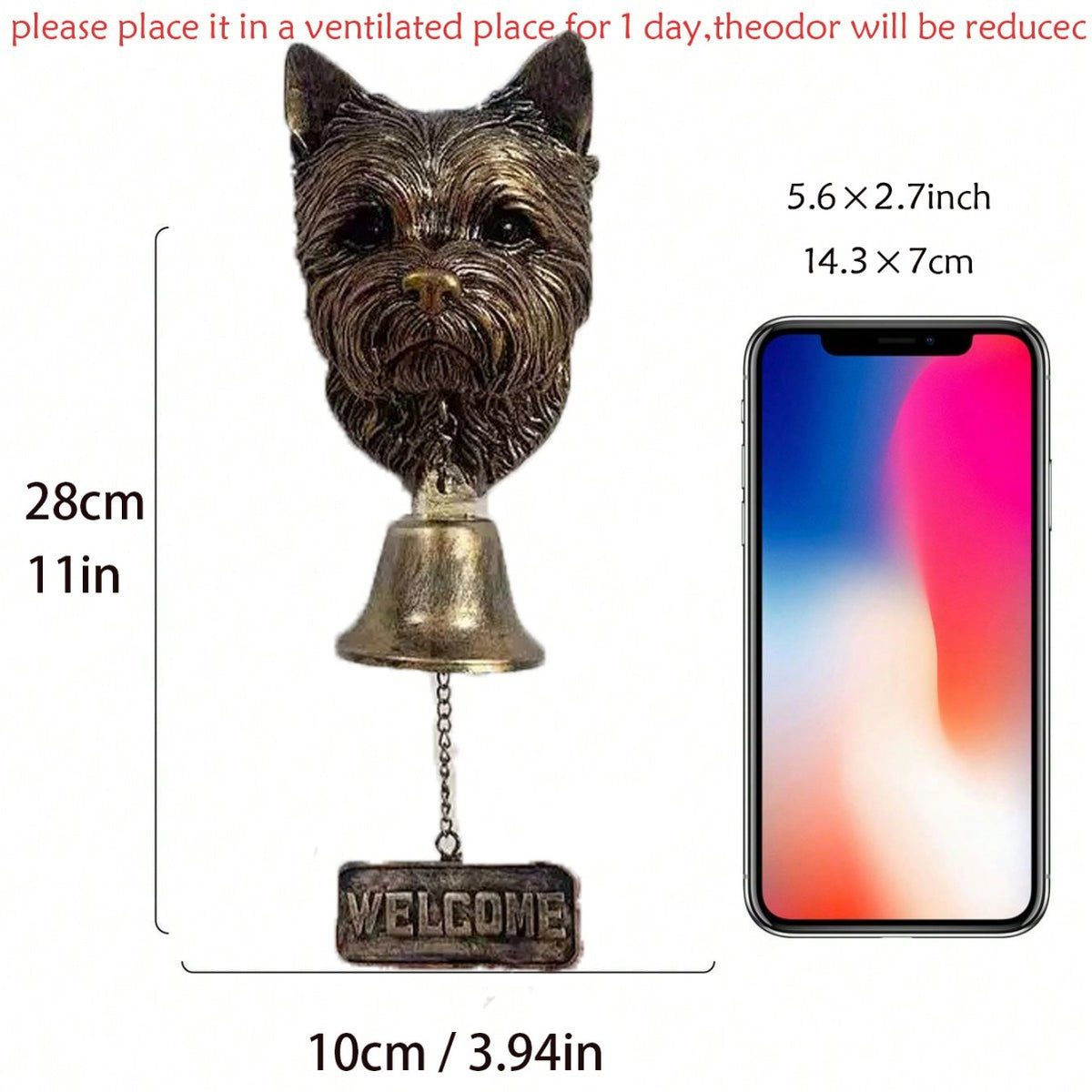 Decorative Bulldog Head Doorbell Homeandso