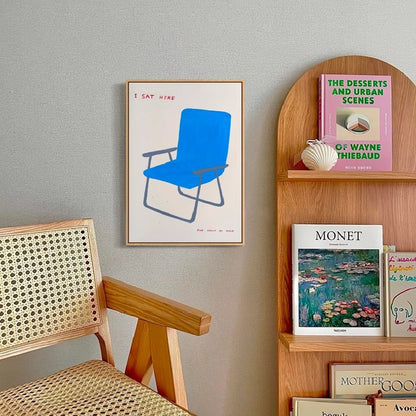 Artistic Chair Illustration Canvas Wall Art Homeandso