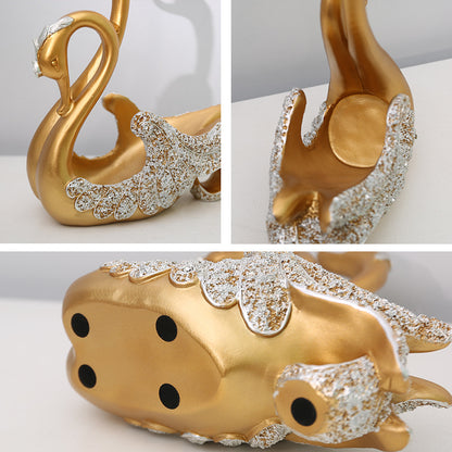 Elegant Swan Wine Bottle Holder Homeandso