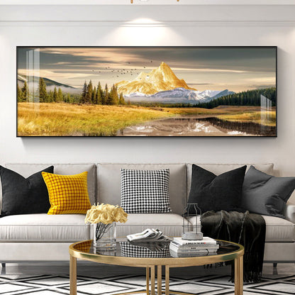 Framed Mountain Landscape Artwork Homeandso