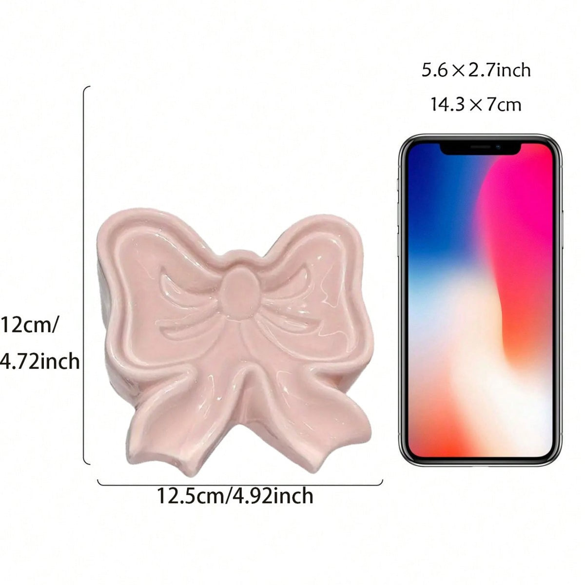 Bow-Shaped Decorative Catchall Dish Homeandso