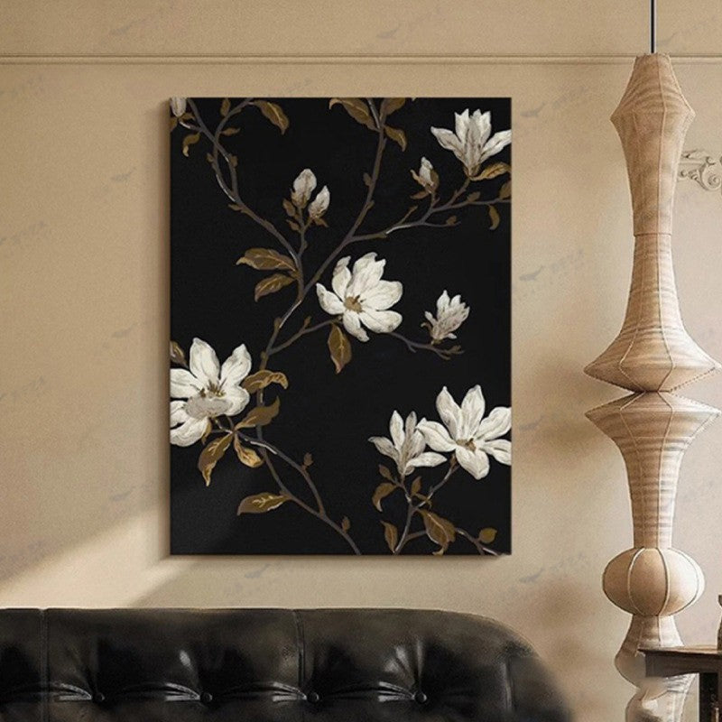 Botanical Floral Canvas Wall Art Homeandso