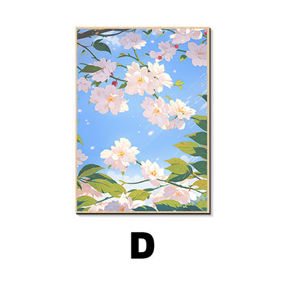 Floral Botanical Print Wall Art Homeandso