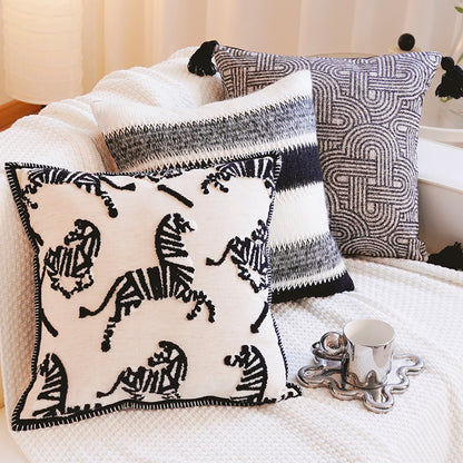 Artistic Abstract Pattern Decorative Pillow