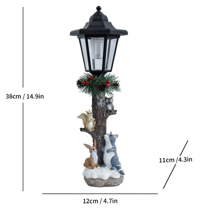 Decorative Animal-Themed Solar Lantern Homeandso