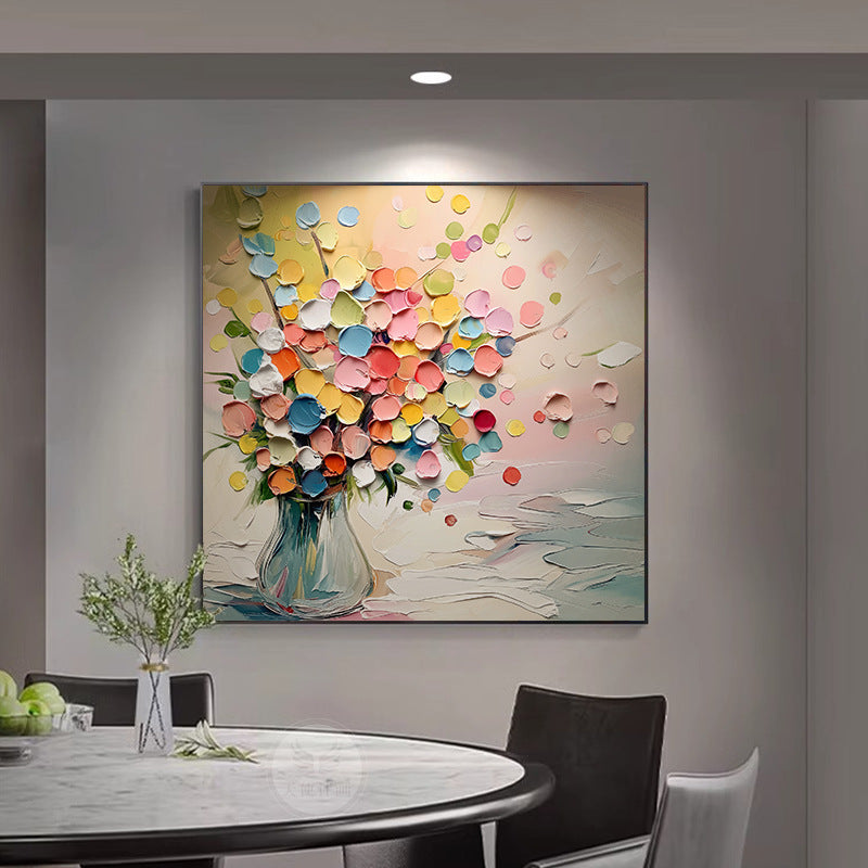Impressionistic Floral Canvas Art Homeandso